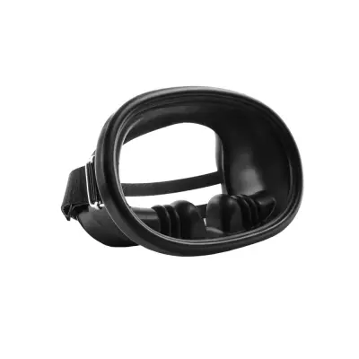 Visor Escualo Para Adulto Ixtapa Color Negro Con Cristal Templado