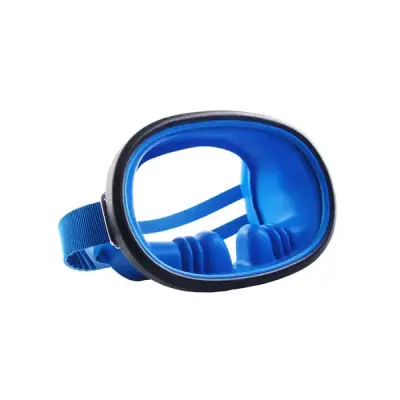 Visor Escualo Para Adulto Ixtapa Color Azul Con Cristal Templado