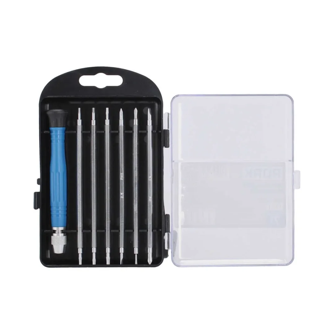Kit De Desarmadores De Precision Rork Con 7 Piezas Mrk'004