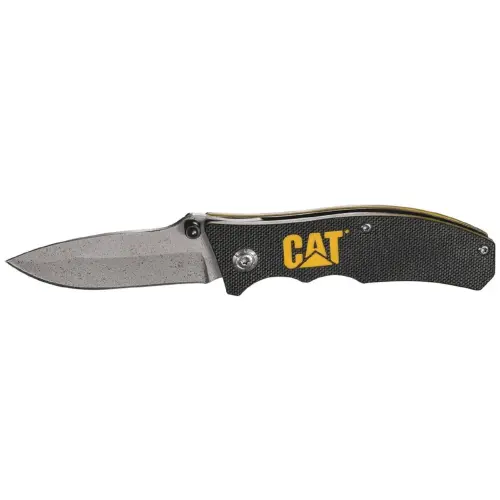 Navaja De Bolsillo Cat Con Hoja De Acero Inoxidable Y Mango De G10 980002