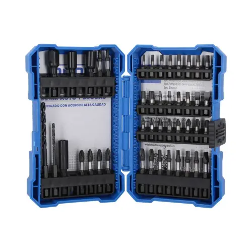 Kit De Puntas De Impacto Y Brocas Rork 44 Piezas Mrk-022