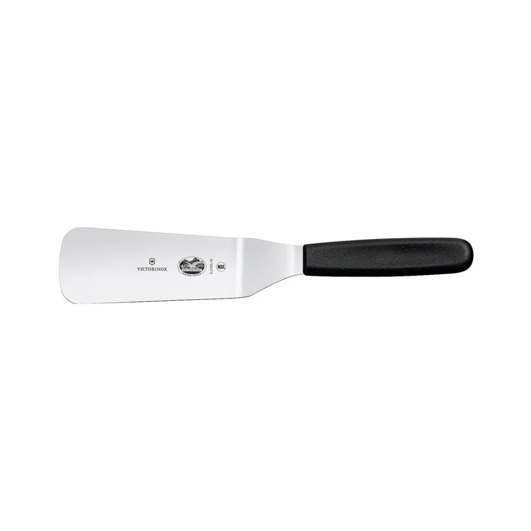 Espatula Victorinox Encorvada De 16 Cm Mango Negro 5.2763.16