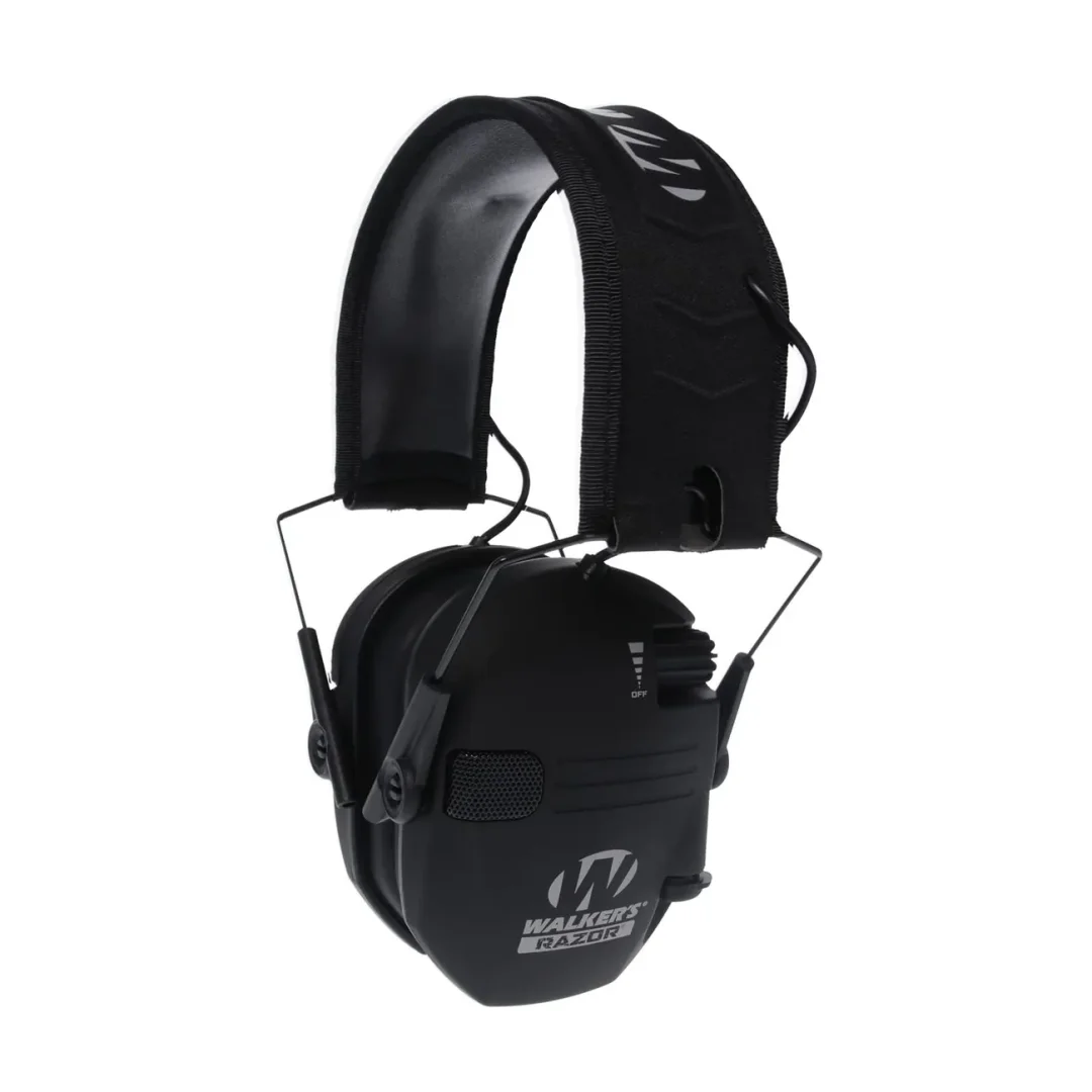 Protectores Auditivos Electronicos Walkers Razor Slim Con Estuche 23 Db - Negro