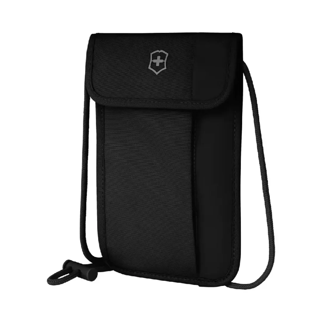 Security Pouch Victorinox Para Cuello Con ProteccióN Rfid Color Negro