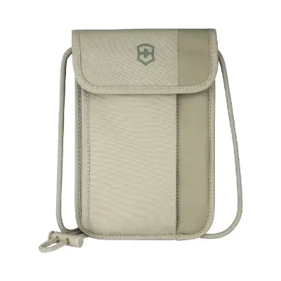Security Pouch Victorinox Para Cuello Con ProteccióN Rfid Color Beige